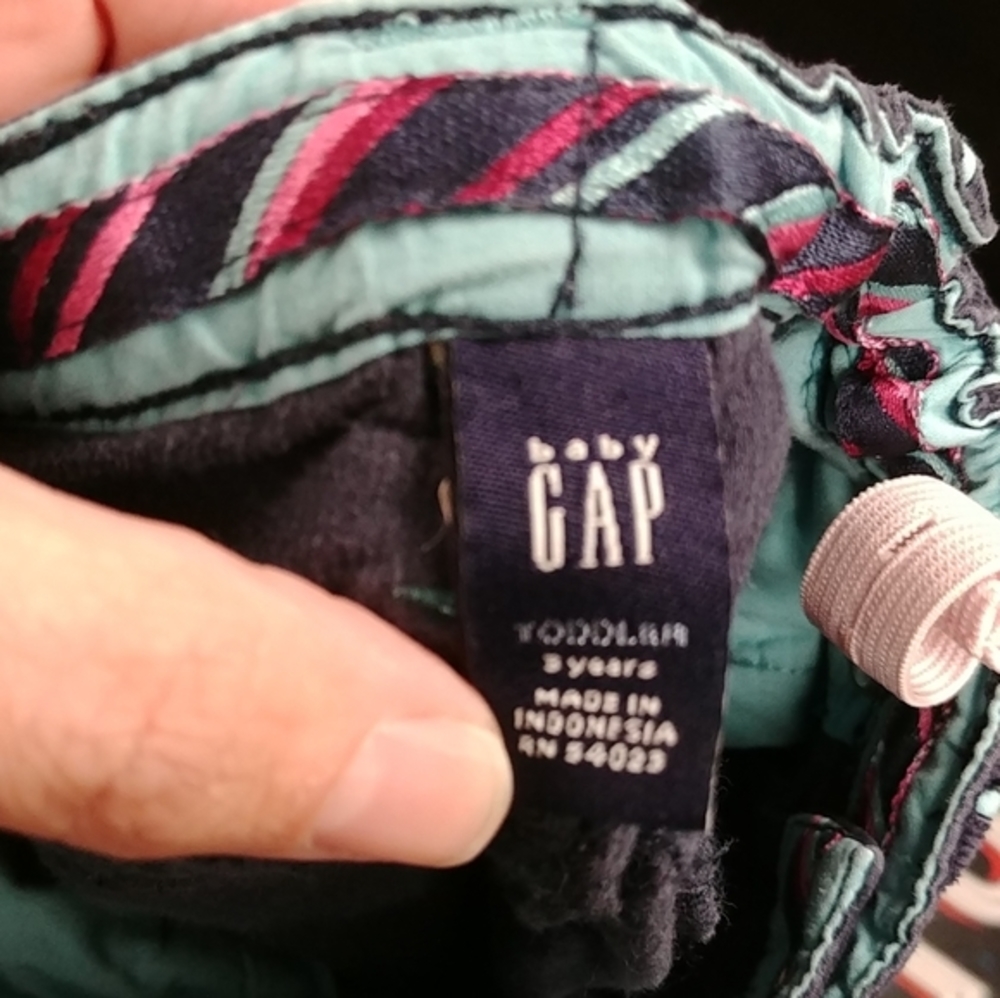 GAP Blue Floral Corduroy Skirt‎ - Picture 4 of 4